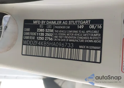 2017 Mercedes-Benz E 300 4Matic from USA, damaged, VIN WDDZF4KB5HA096733